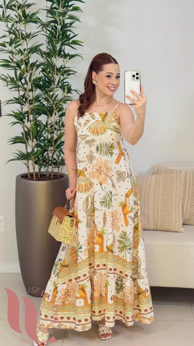 Vestido Sol Viscoseda Midi – Use Lavyna