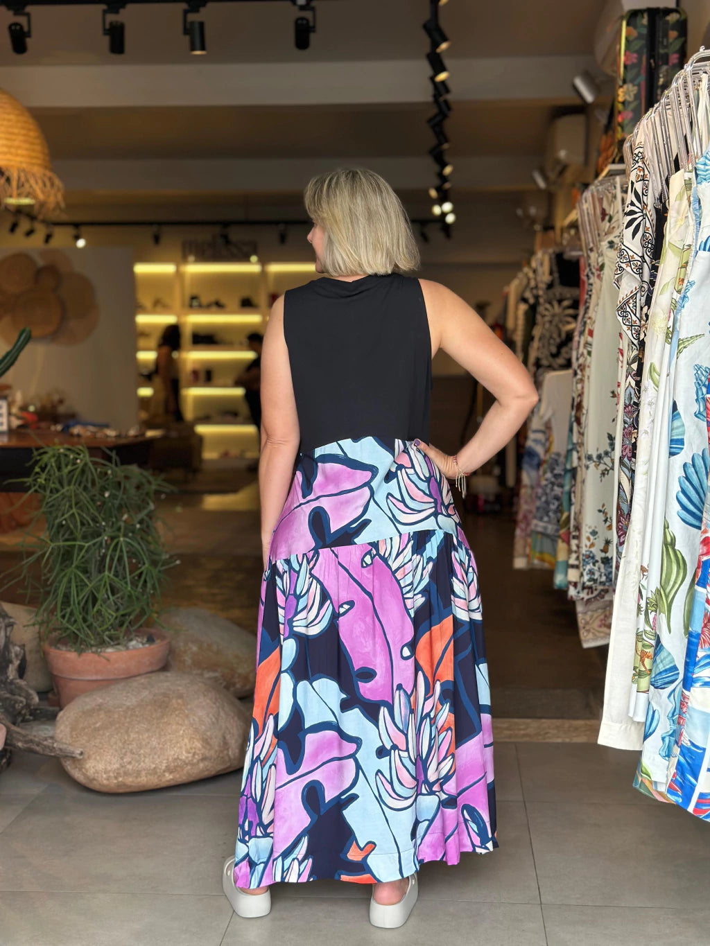 Vestido Cropped Regata Rio Vertical