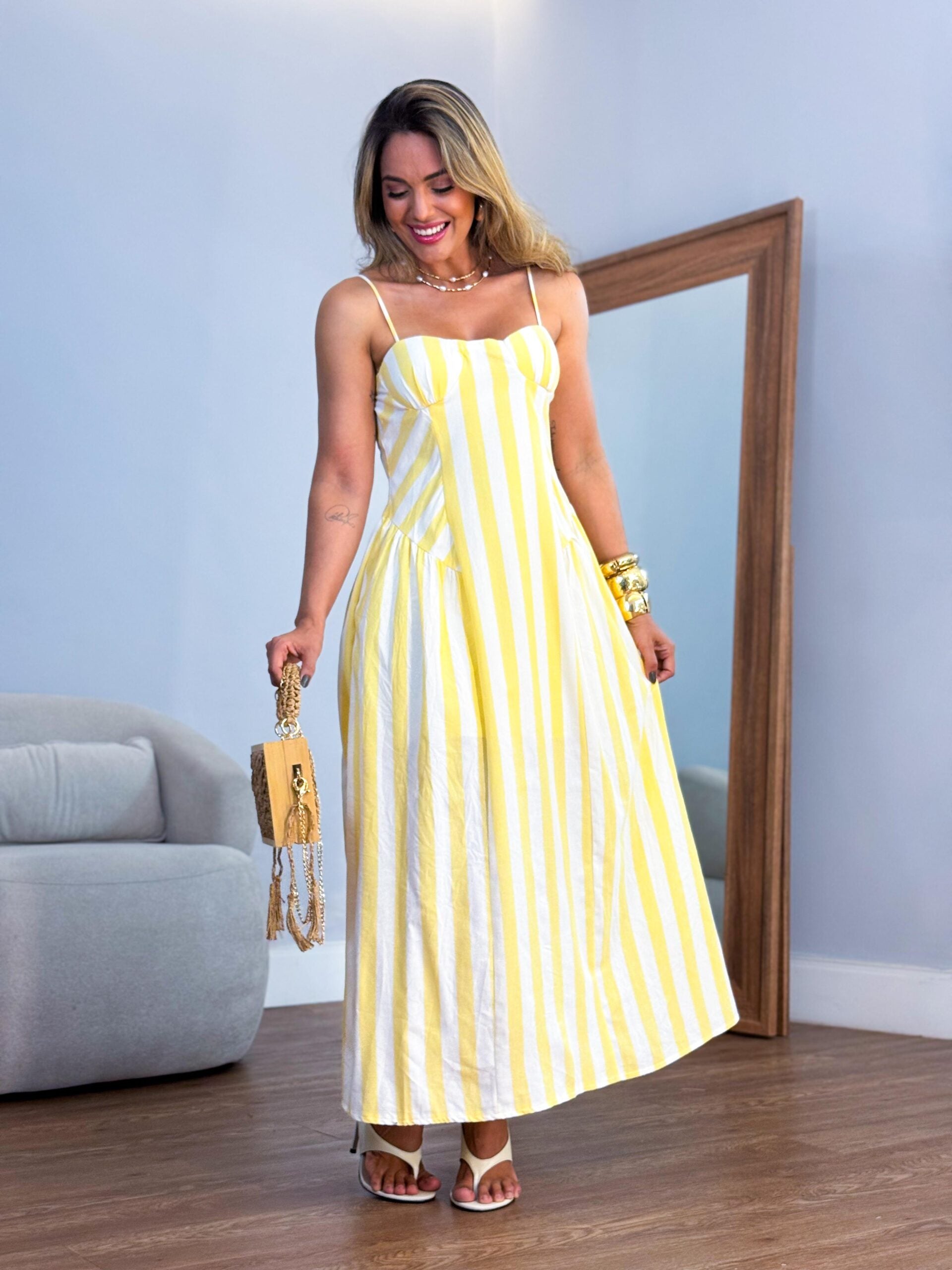 Vestido Linho Alça – Use Lavyna