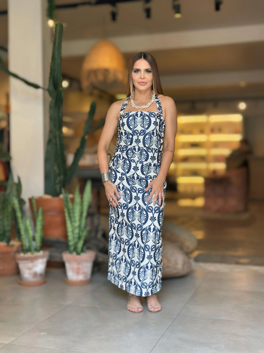 Vestido Cavalos Marinhos