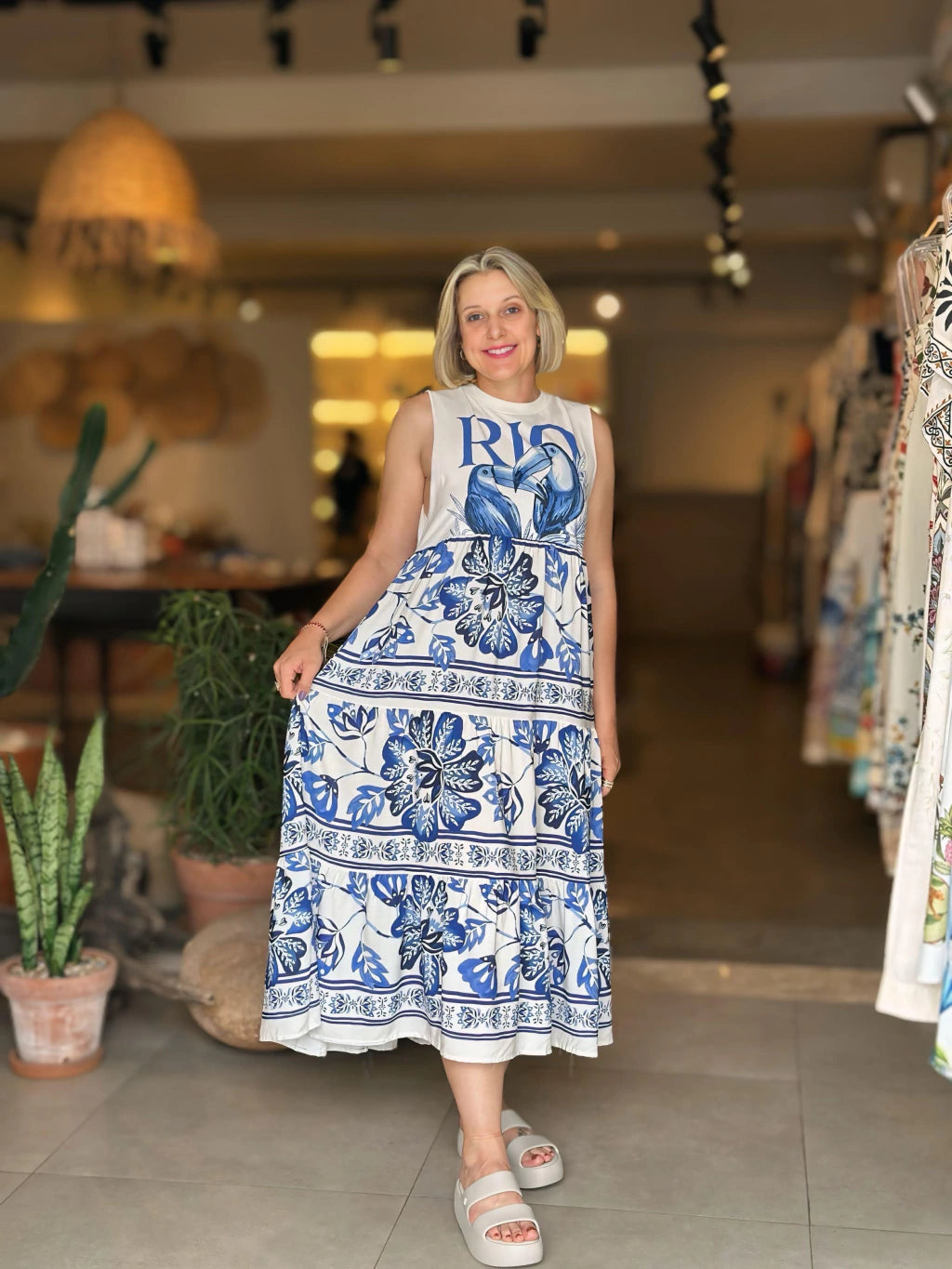 Vestido Cropped Regata Rio Tucanos