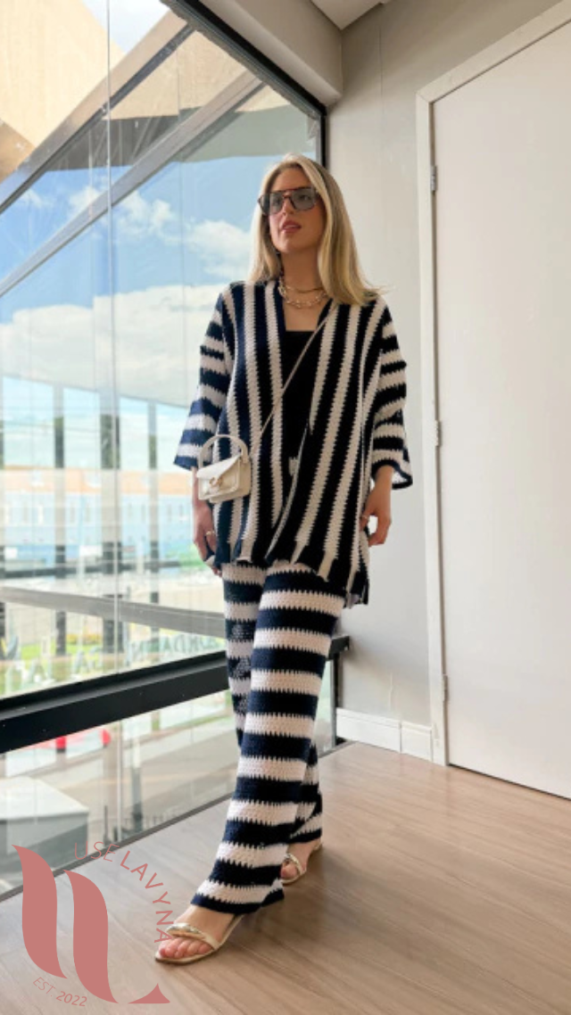 Conjunto Stella Trio Tricot Fio – Use Lavyna