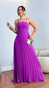 Vestido Duplo Plissado – Use Lavyna