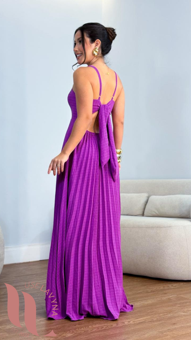 Vestido Duplo Plissado – Use Lavyna