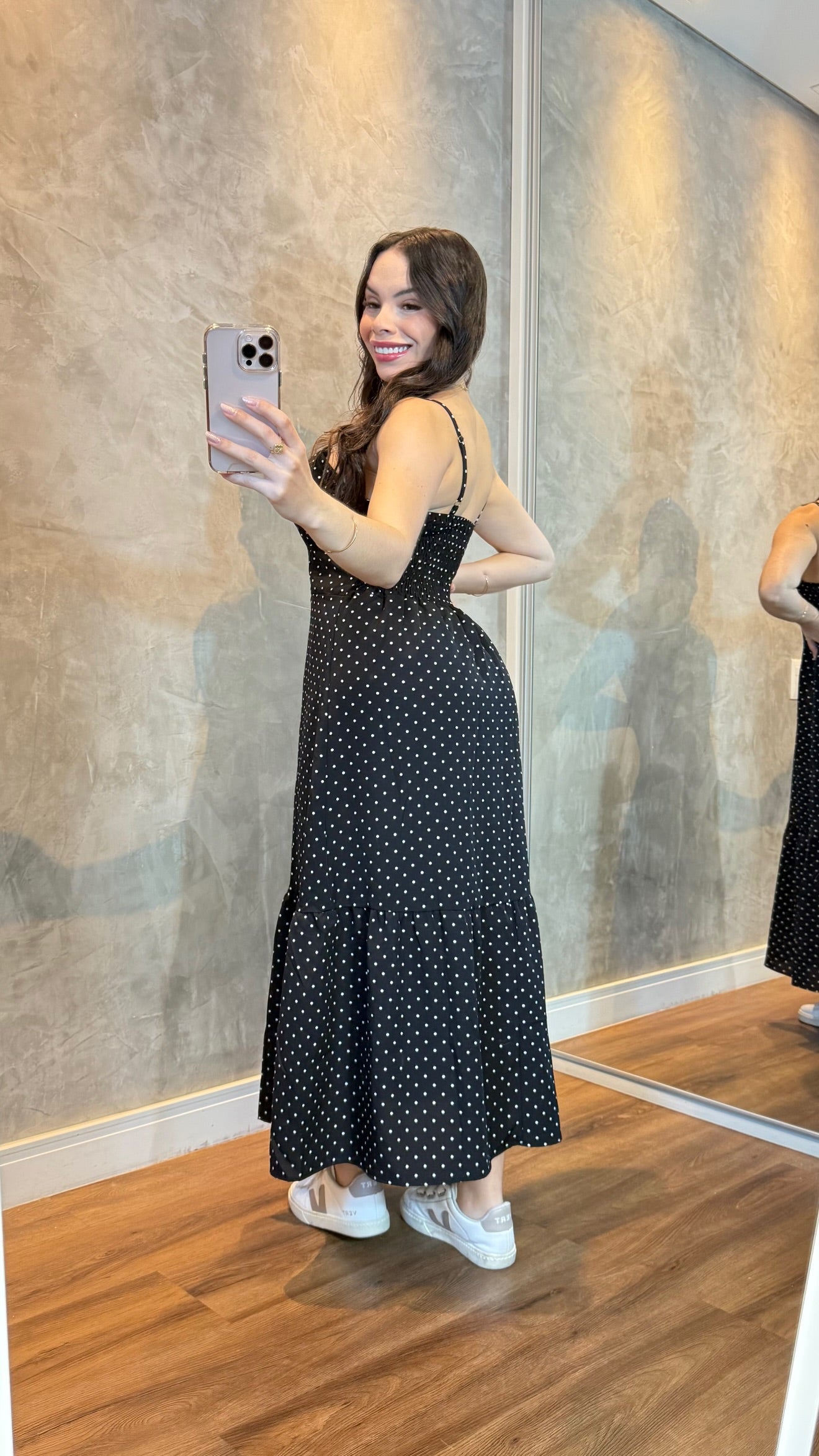 Vestido Poá