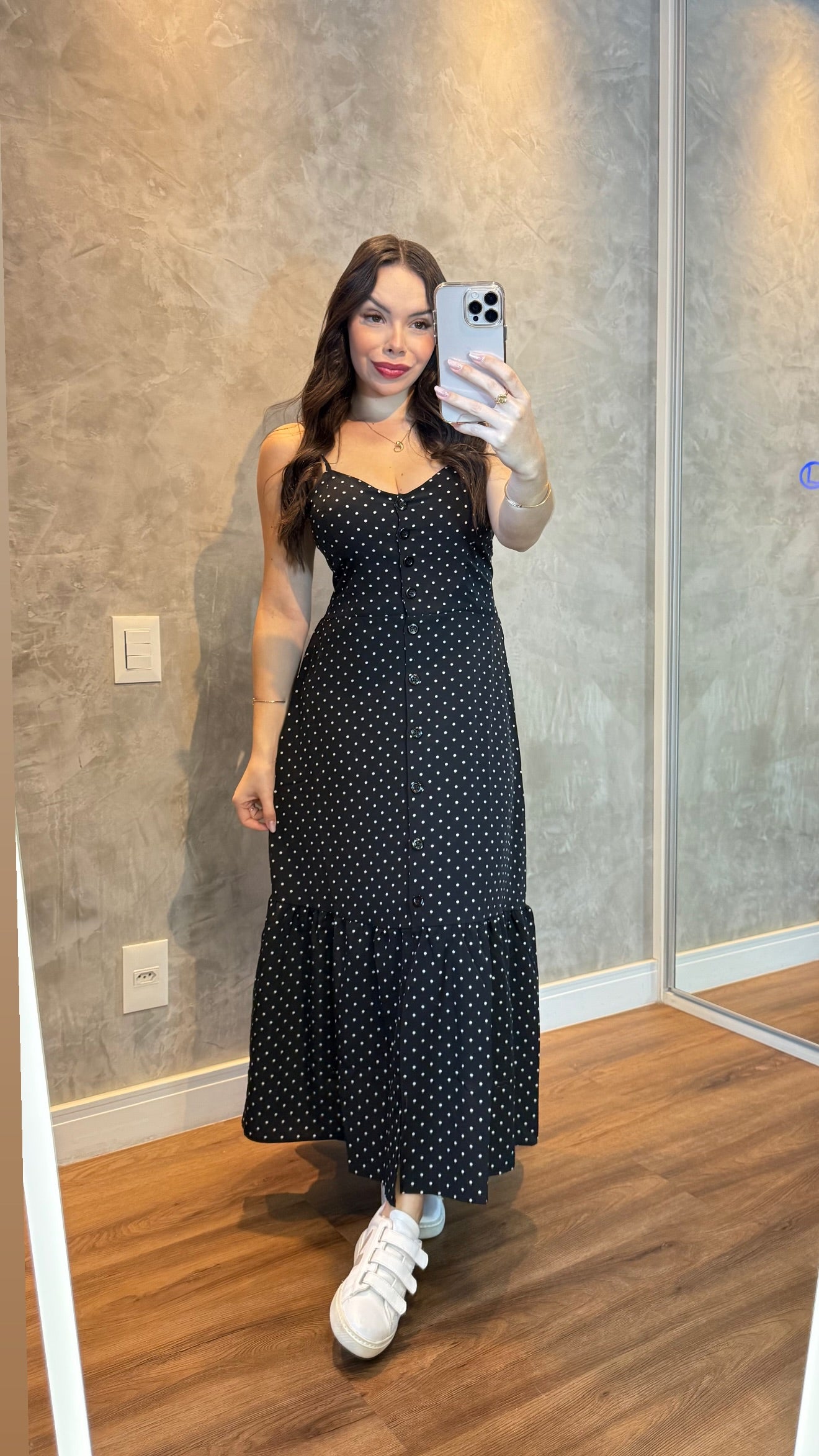 Vestido Poá