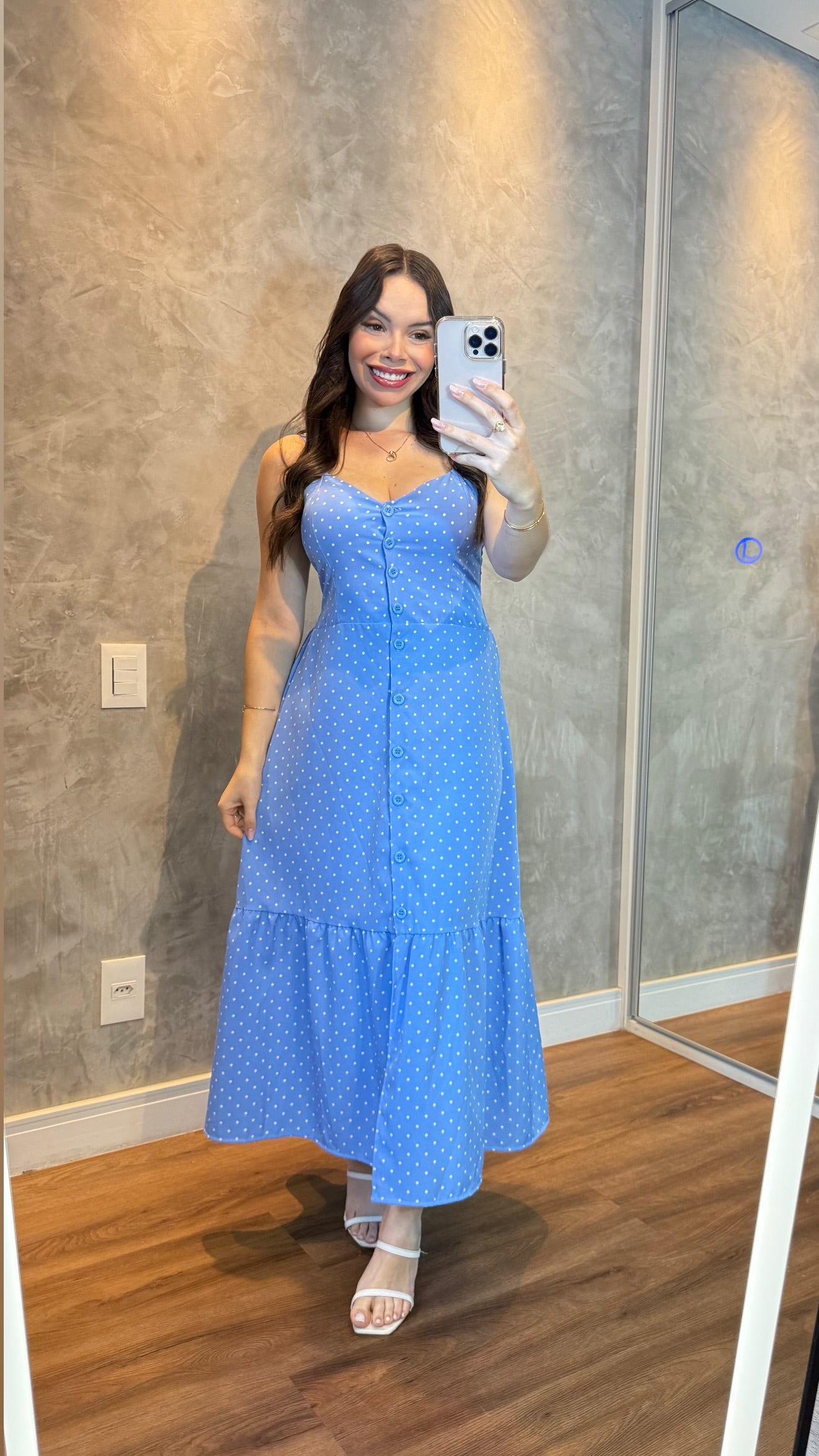 Vestido Poá