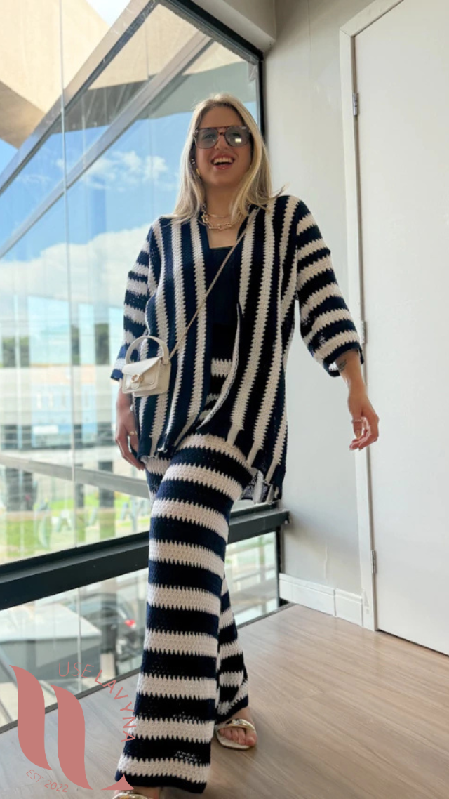 Conjunto Stella Trio Tricot Fio – Use Lavyna