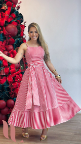 Vestido Listras Natal 2025  - Use Lavyna