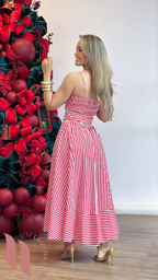 Vestido Listras Natal 2025  - Use Lavyna