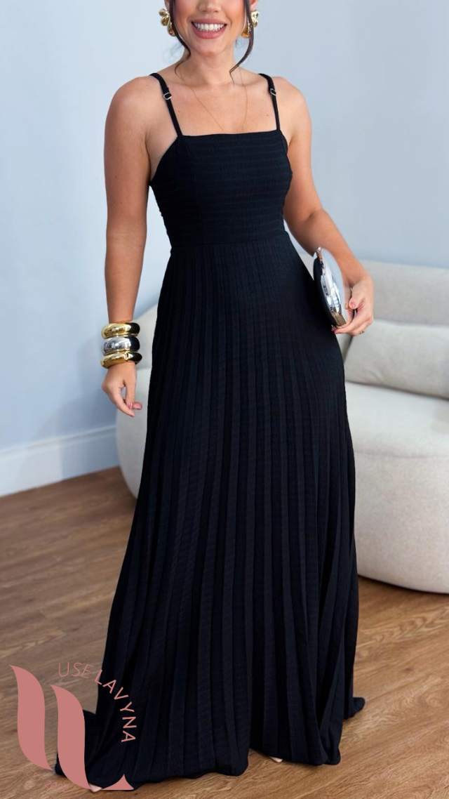 Vestido Duplo Plissado – Use Lavyna