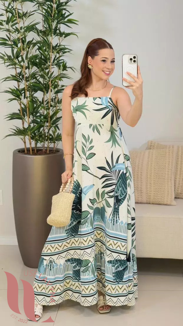 Vestido Sol Viscoseda Midi – Use Lavyna