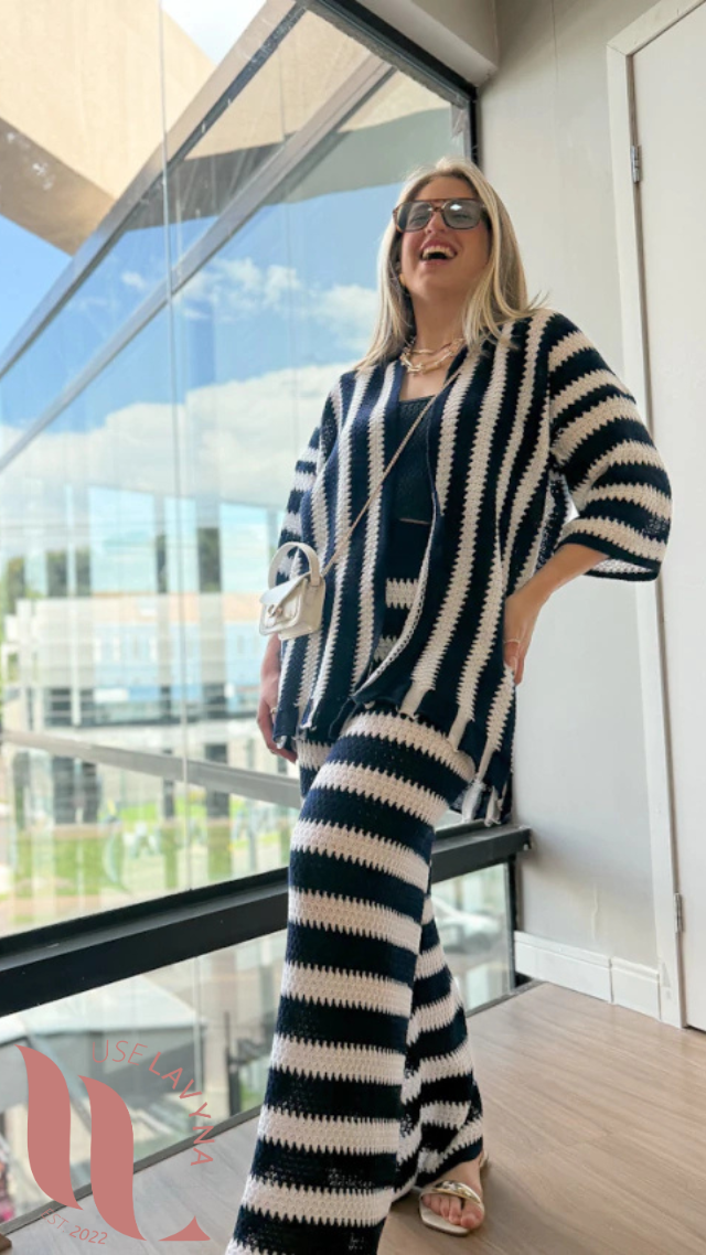 Conjunto Stella Trio Tricot Fio – Use Lavyna