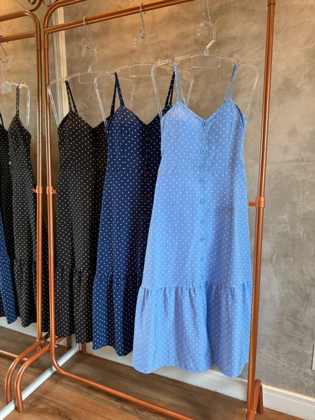 Vestido Poá