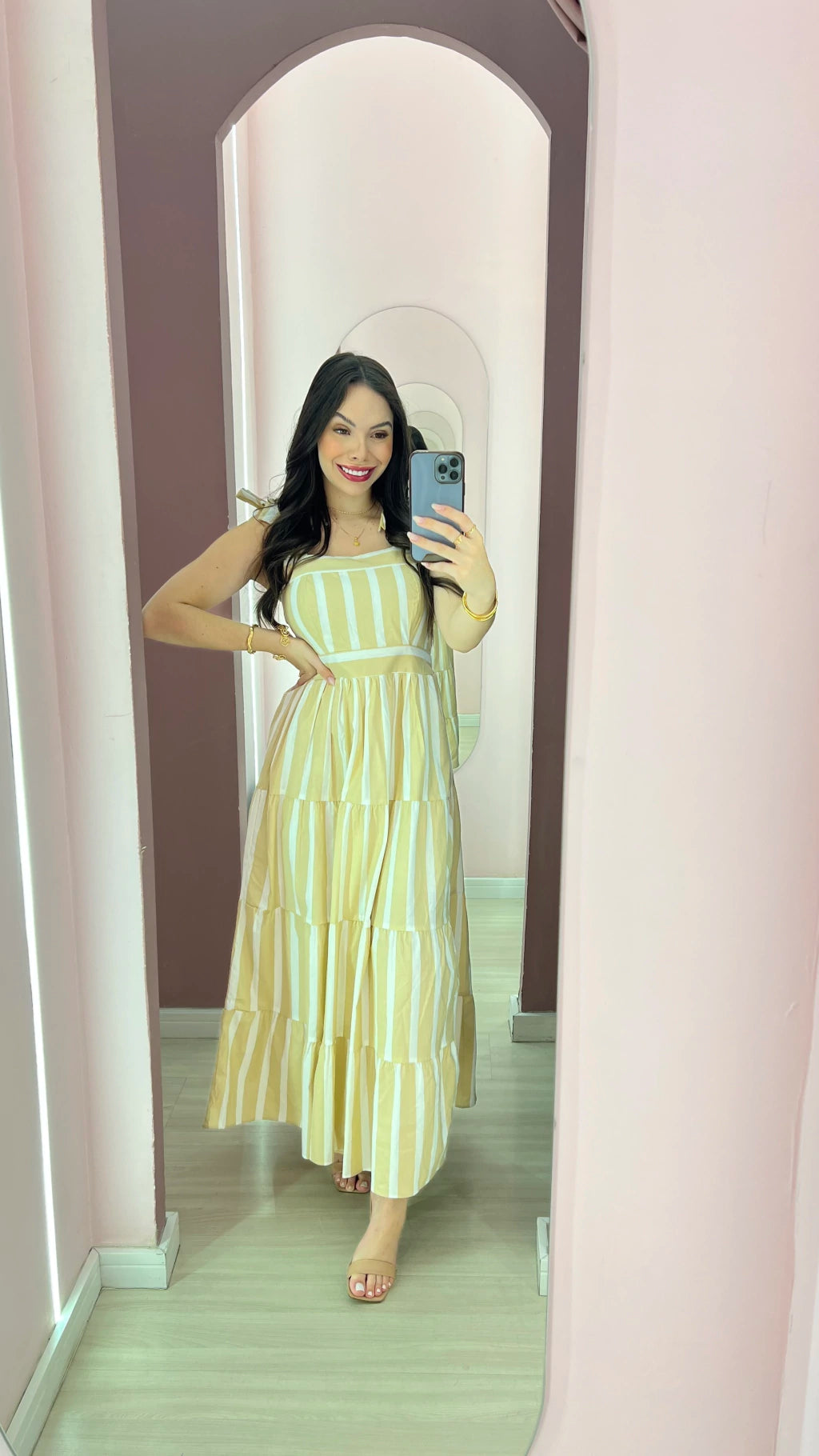 Vestido Tricoline Lorena