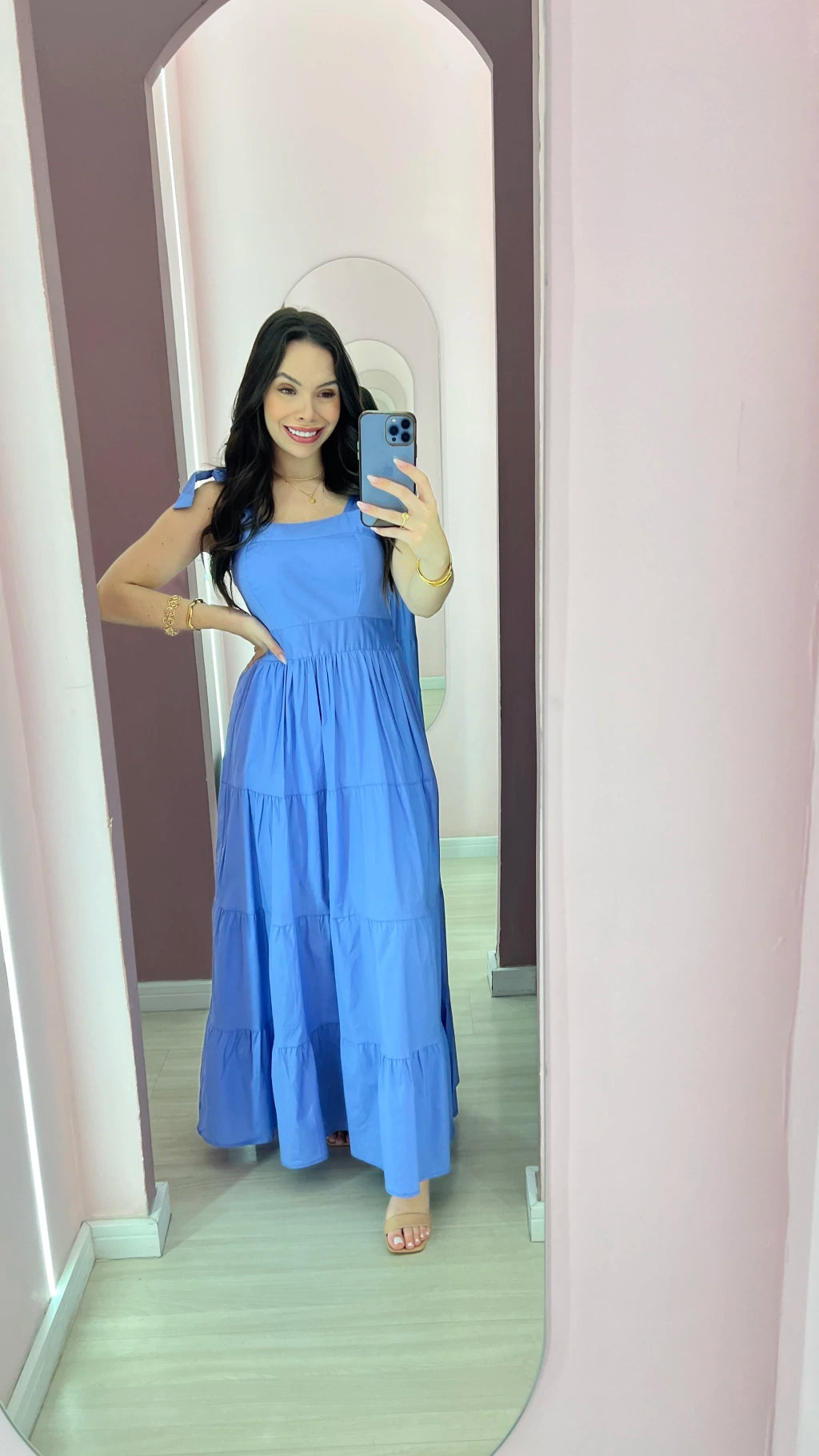 Vestido Tricoline Lorena