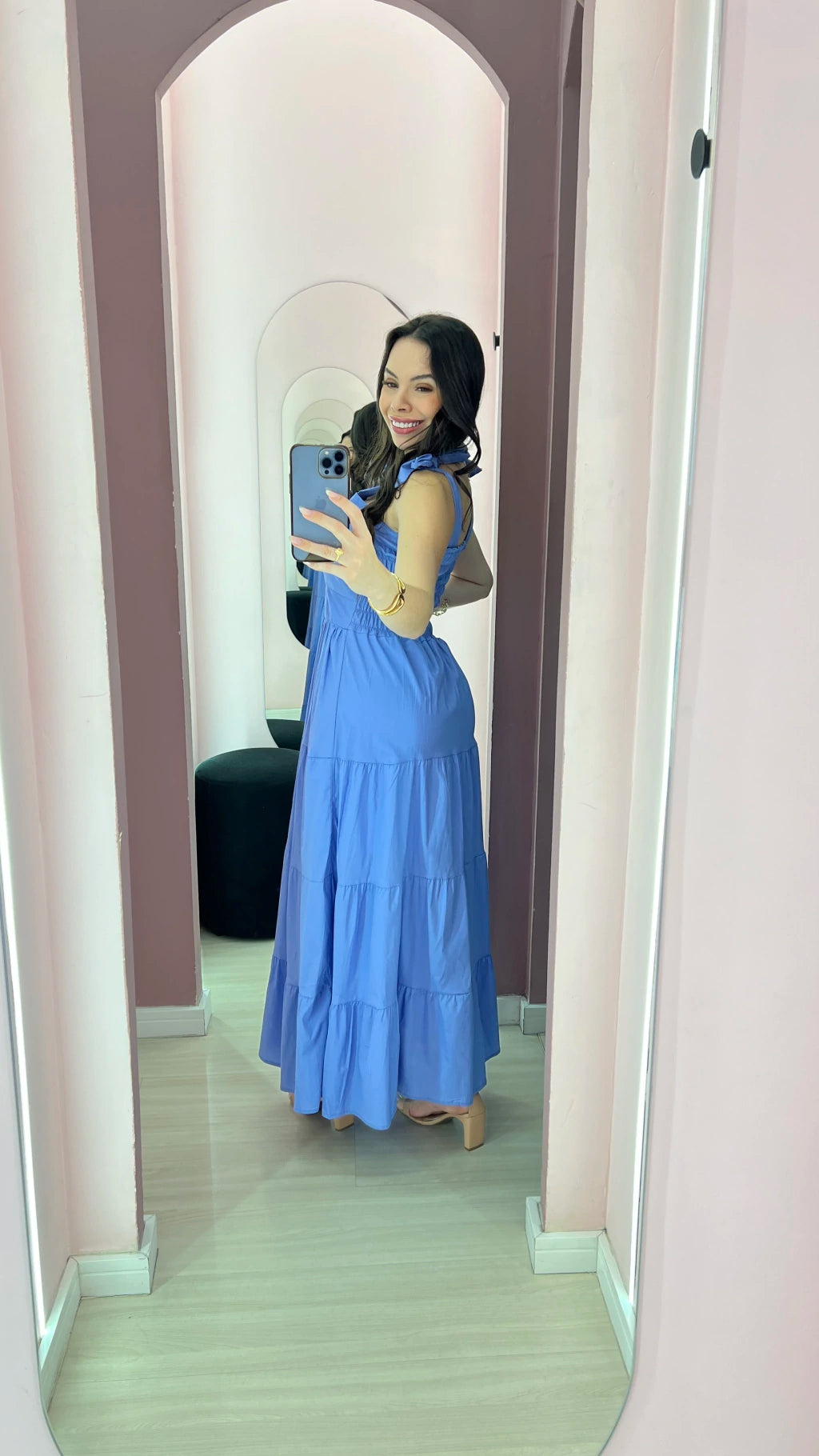 Vestido Tricoline Lorena
