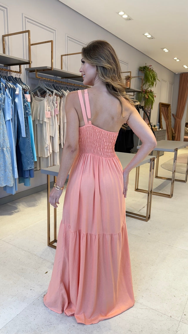 Vestido Linho Nula Manga Carla